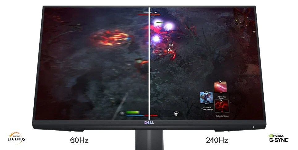 Monitor Gaming LED IPS DELL S2522HG, 24.5